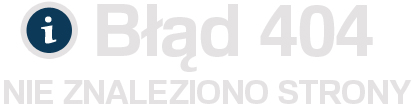 Błąd 404